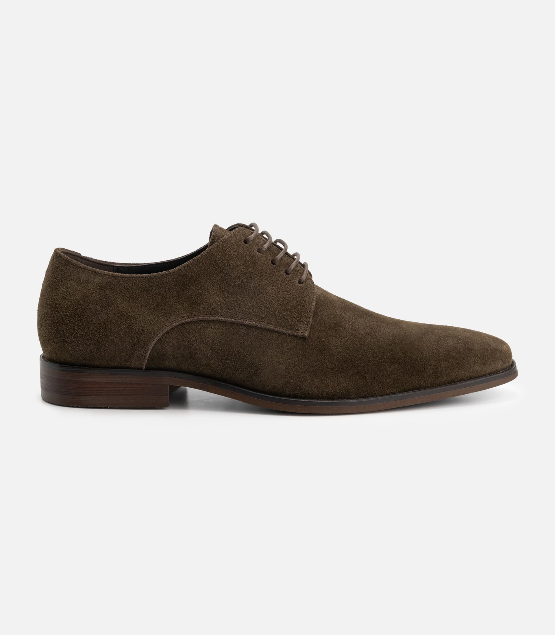 Veterschoen suede bruin