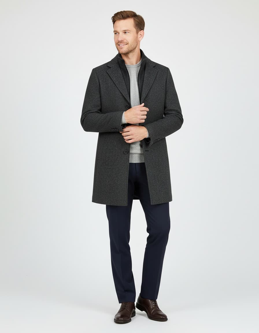 Coat windvanger antra — op model
